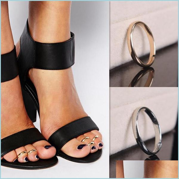 toe rings rings jewelry fashion women gold/sier plated alloy glossy circle toe adjustable wholesale drop delivery 2021 bo dhseller2010 dh5gf, Silver
toe rings rings jewelry fashion women gold/sier plated alloy glossy circle toe adjustable wholesale drop delivery 2021 bo dhseller2010 dh5gf, Silver