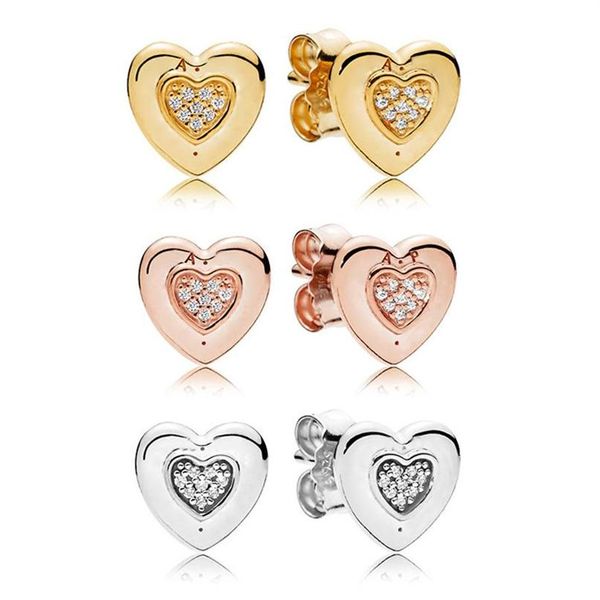 luxury designer love heart stud earrings original box for pandora sterling silver rose gold yellow gold plated women wedding earri288w315o, Golden;silver
luxury designer love heart stud earrings original box for pandora sterling silver rose gold yellow gold plated women wedding earri288w315o, Golden;silver
