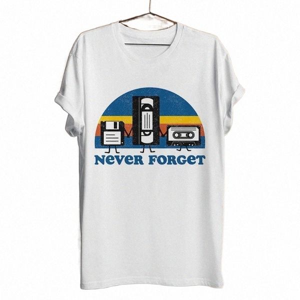men's t-shirts never forget floppy disk vhs and cassette tape funny t shirt men summer white casual cool geek t-shirt hommemen's 8, White;black
men's t-shirts never forget floppy disk vhs and cassette tape funny t shirt men summer white casual cool geek t-shirt hommemen's 8, White;black