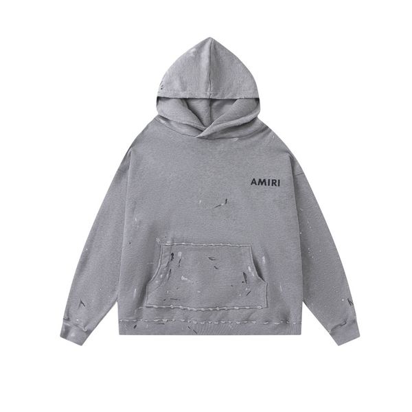 mens hoodies fashion amirs designer sweatshirts high version splashed letter print simple grey hole men's and women's hoodie, Black
mens hoodies fashion amirs designer sweatshirts high version splashed letter print simple grey hole men's and women's hoodie, Black