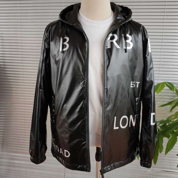 burby mens jacket designer hoodie nylon waterproof jackets shiny outdoor sports zipper cardigan coat, Black;brown
burby mens jacket designer hoodie nylon waterproof jackets shiny outdoor sports zipper cardigan coat, Black;brown