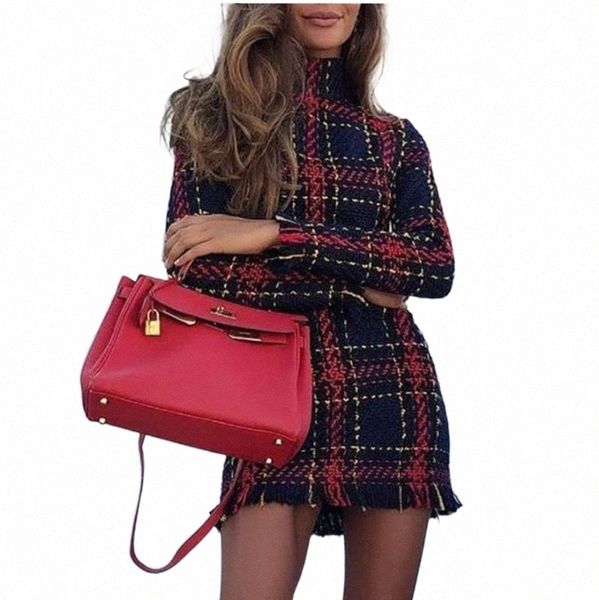elegant plaid tweed women dress winter office lady long sleeve warm christmas dress vintage autumn dresses festa z130 q4sy#, Black;gray
elegant plaid tweed women dress winter office lady long sleeve warm christmas dress vintage autumn dresses festa z130 q4sy#, Black;gray