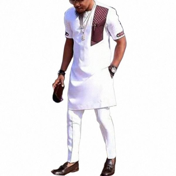 men's tracksuits africa dashiki men suits 2 piece set round neck stitching short-sleeved ethnic style casual -4xl mens clothing o-neck, Gray
men's tracksuits africa dashiki men suits 2 piece set round neck stitching short-sleeved ethnic style casual -4xl mens clothing o-neck, Gray