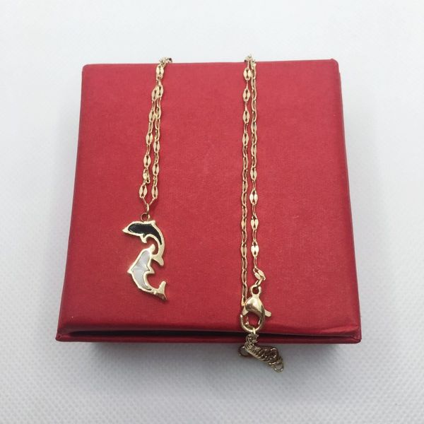 fashion designer women's necklace charm classic dolphin pendant 18k gold jewelry target also holiday gifts, Silver
fashion designer women's necklace charm classic dolphin pendant 18k gold jewelry target also holiday gifts, Silver
