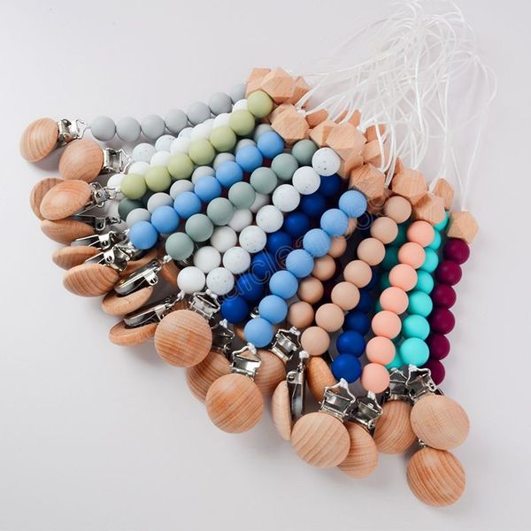 newborn baby beech bead pacifier holders creative wooden teethers safe infant toddler toys teether chain clips
newborn baby beech bead pacifier holders creative wooden teethers safe infant toddler toys teether chain clips