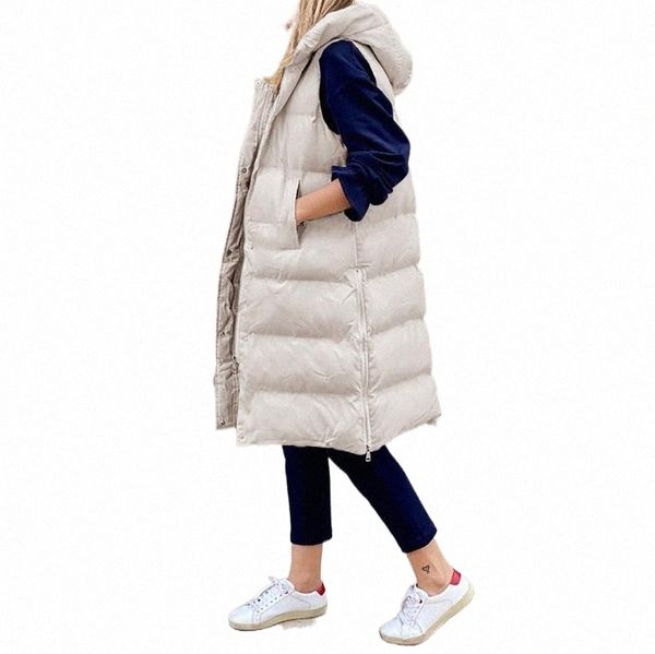 women's vests long coat vest with hood autumn winter sleeveless warm cotton down waistcoat quilted jacket outwear 2xl 468e#, Black;white
women's vests long coat vest with hood autumn winter sleeveless warm cotton down waistcoat quilted jacket outwear 2xl 468e#, Black;white