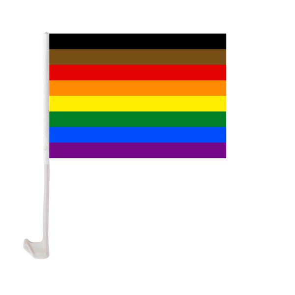30x45cm philadelphia pride car flag polyester uv protection window clip car decoration banner with flagpole
30x45cm philadelphia pride car flag polyester uv protection window clip car decoration banner with flagpole
