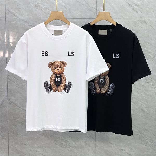 fashion men t shirt bear print designer short sleeves hip hop men women tees, White;black
fashion men t shirt bear print designer short sleeves hip hop men women tees, White;black