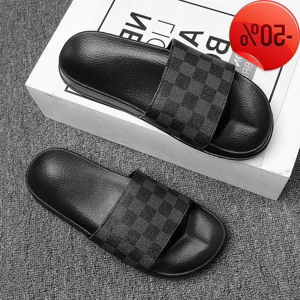 designer bag slippers for men wear outdoor sandals 2022 new style imitation leather trend odor proof high-end flat slippers factory direct s, Black
designer bag slippers for men wear outdoor sandals 2022 new style imitation leather trend odor proof high-end flat slippers factory direct s, Black