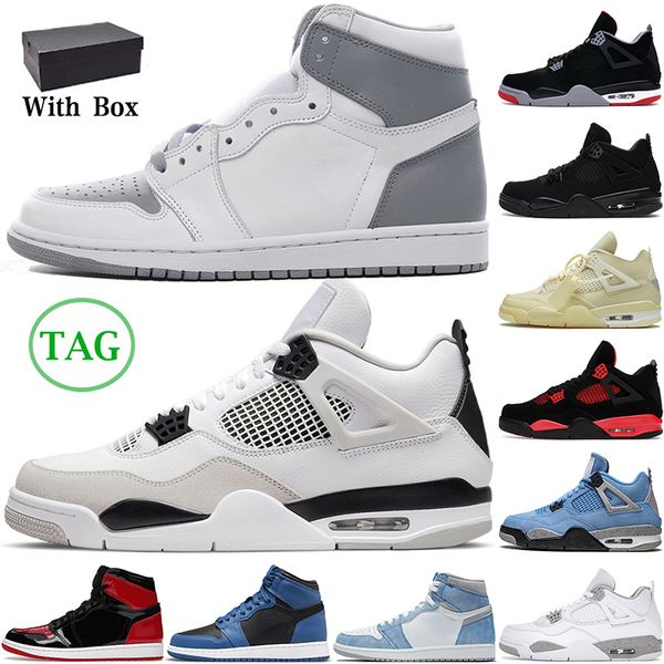 with box 4s basketball shoes mens stealth bred patent university blue 4 military black cat red thunder white oreo men womens trainers
with box 4s basketball shoes mens stealth bred patent university blue 4 military black cat red thunder white oreo men womens trainers