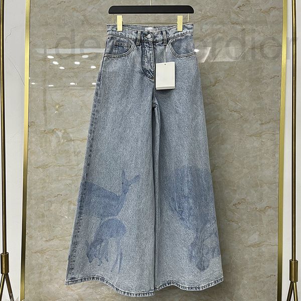 women's shorts designer deer printed jeans wide leg trousers for women in spring and summer 2022 9qtc, White;black
women's shorts designer deer printed jeans wide leg trousers for women in spring and summer 2022 9qtc, White;black