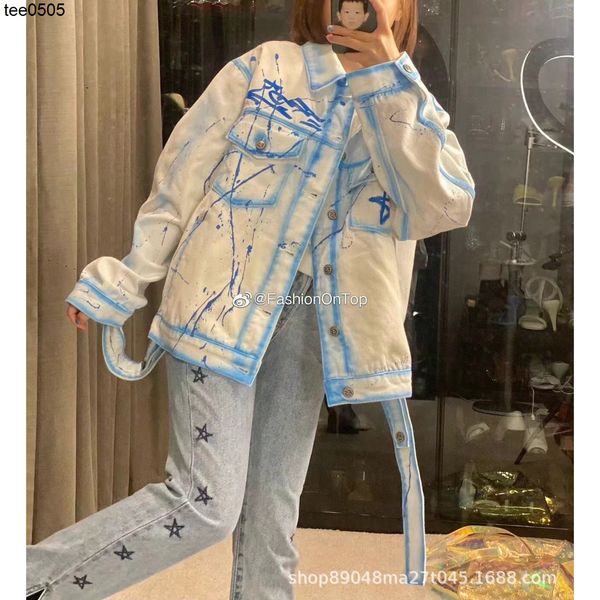 men's jackets chaopai 22ss spring new style street girls must have cool painting denim coat, Black;brown
men's jackets chaopai 22ss spring new style street girls must have cool painting denim coat, Black;brown