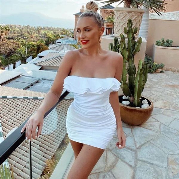 new white short cocktail dresses sheath strapless ruffles dubai prom dresses party dresses club wear, Black
new white short cocktail dresses sheath strapless ruffles dubai prom dresses party dresses club wear, Black