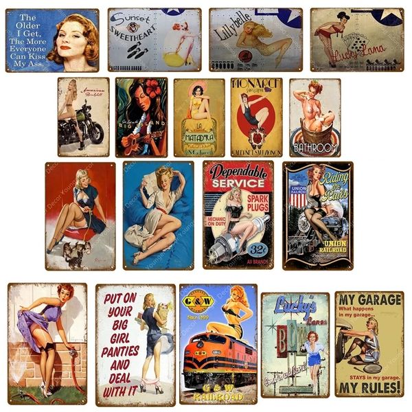 american retro poster metal painting pin up girl lady tin signs art wall decoration plaque pub cafe bar party club bedroom decor man cave re
american retro poster metal painting pin up girl lady tin signs art wall decoration plaque pub cafe bar party club bedroom decor man cave re
