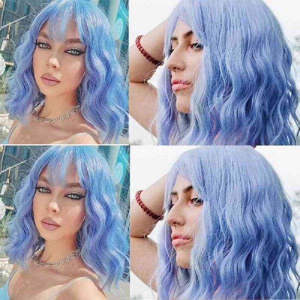 synthetic wigs wig women's medium long curly hair wig with full bangs bobo head water ripple color curly hair cap 220917, Black
synthetic wigs wig women's medium long curly hair wig with full bangs bobo head water ripple color curly hair cap 220917, Black