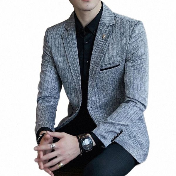 men's suits & blazers plus size 5xl men slim suit jacket masculino black gray single button business retro stripes mens brand blazer m8, White;black
men's suits & blazers plus size 5xl men slim suit jacket masculino black gray single button business retro stripes mens brand blazer m8, White;black