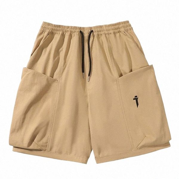 men's shorts techwear big pockets summer cargo tactical sporty men hip hop logo embroidery loose short half pants casual streetwearmen&, White;black
men's shorts techwear big pockets summer cargo tactical sporty men hip hop logo embroidery loose short half pants casual streetwearmen&, White;black