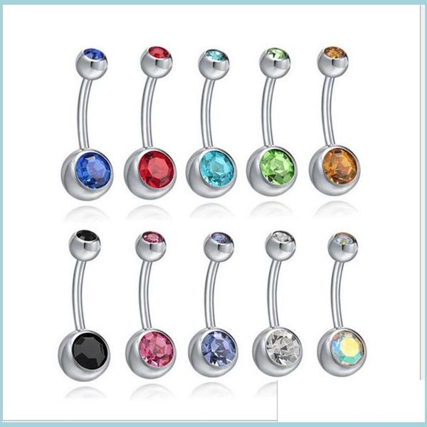 navel bell button rings stainless steel umbilical nail fashion accessories crystal body piercing jewelry woman man nav dhseller2010 dhdto, Silver
navel bell button rings stainless steel umbilical nail fashion accessories crystal body piercing jewelry woman man nav dhseller2010 dhdto, Silver