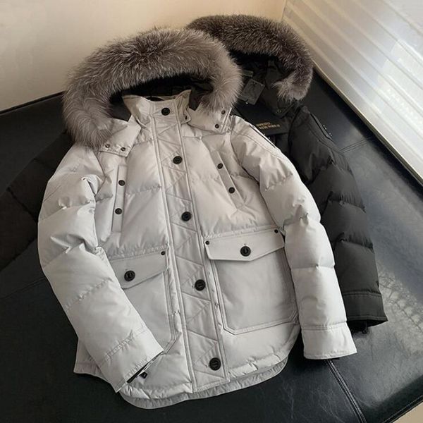 mens jacket winter puffer fox collars designer down jackets women coat parka overcoat design thick warm hooded down windbreaker clothing lar, Black
mens jacket winter puffer fox collars designer down jackets women coat parka overcoat design thick warm hooded down windbreaker clothing lar, Black