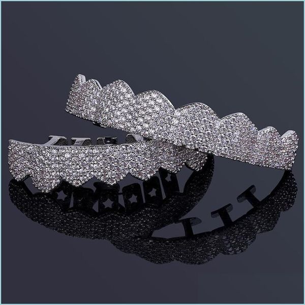 grillz dental grills micro pave cubic zirconia sier gold color teeth grills hiphop rocker halloween iced out caps b dhseller2010 dhdh6, Black
grillz dental grills micro pave cubic zirconia sier gold color teeth grills hiphop rocker halloween iced out caps b dhseller2010 dhdh6, Black
