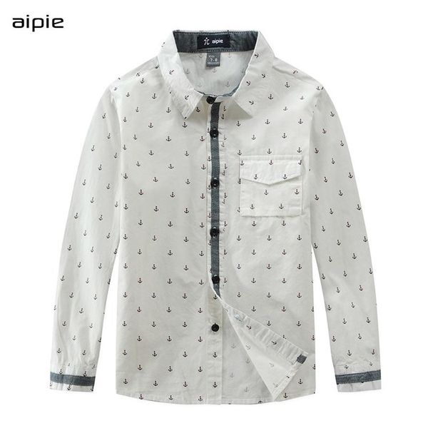 children shirts printing anchor pattern cotton 100% long-sleeved boy's shirts fit for 3-12 years kids clothing 210305303w, White;black
children shirts printing anchor pattern cotton 100% long-sleeved boy's shirts fit for 3-12 years kids clothing 210305303w, White;black