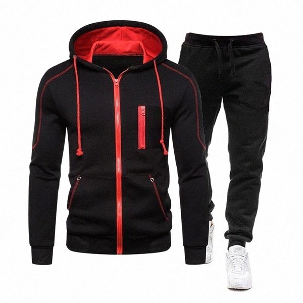 men's tracksuits spring tracksuit men hoodies sweatpants two pieces set zipper jacket hooded sweatshirts fall hoodie pants sets sportsw, Gray
men's tracksuits spring tracksuit men hoodies sweatpants two pieces set zipper jacket hooded sweatshirts fall hoodie pants sets sportsw, Gray