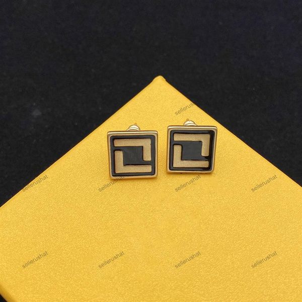 women f designer letter stud earrings black enamel fashion style gold jewelry whole215k, Golden;silver
women f designer letter stud earrings black enamel fashion style gold jewelry whole215k, Golden;silver