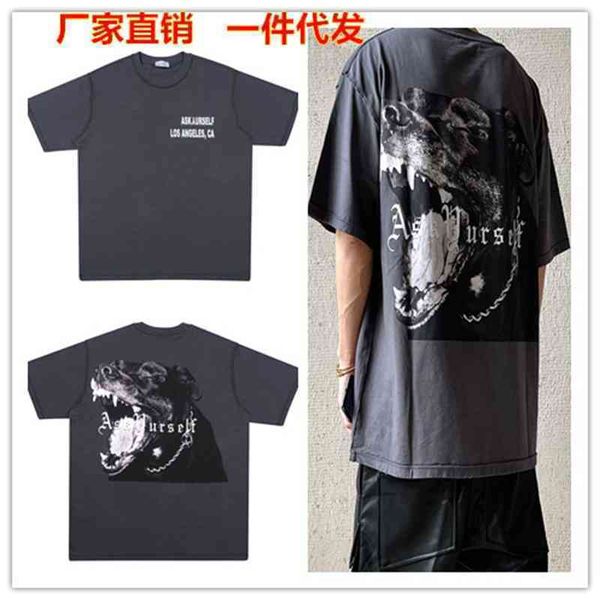 21ss hip hop high street rottweiler dog head print used male and female couples loose round neck short sleeve t-shirt trendy, White;black
21ss hip hop high street rottweiler dog head print used male and female couples loose round neck short sleeve t-shirt trendy, White;black