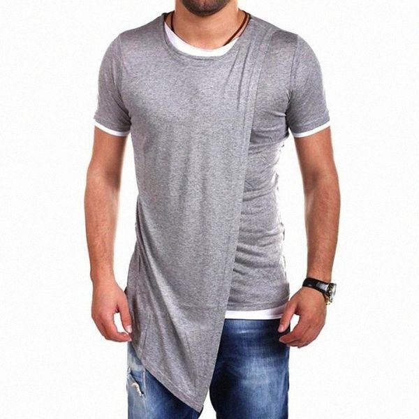 men's t-shirts men irregular design patchwork punk hip hop t shirt slim fit man fake two piece short sleeve tee shirts streetwearmen&#, White;black
men's t-shirts men irregular design patchwork punk hip hop t shirt slim fit man fake two piece short sleeve tee shirts streetwearmen&#, White;black