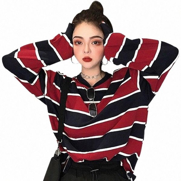 harajuku autumn spring stripe women t-shirt plus size punk casual chic long sleeve tshirt oversize women shirts streetwear e1io#, White
harajuku autumn spring stripe women t-shirt plus size punk casual chic long sleeve tshirt oversize women shirts streetwear e1io#, White