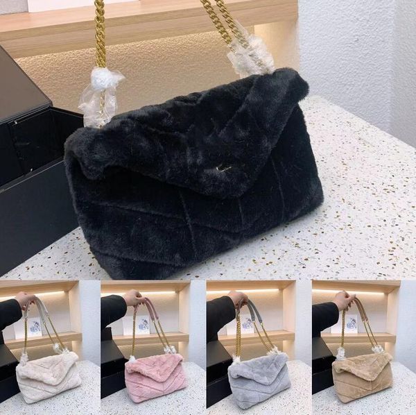 womens puffer wool shoulder bag quilted matelasse gold metal hardware badge chain crossbody classic underarm purse designer large capacity h
womens puffer wool shoulder bag quilted matelasse gold metal hardware badge chain crossbody classic underarm purse designer large capacity h