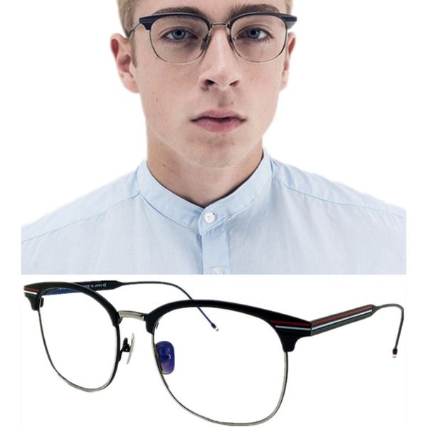 design men women eyebrow glasses frame 10 4 metal square round fullrim multi-strip 54-19-145 for prescription eyewear goggles fullset design, Black
design men women eyebrow glasses frame 10 4 metal square round fullrim multi-strip 54-19-145 for prescription eyewear goggles fullset design, Black