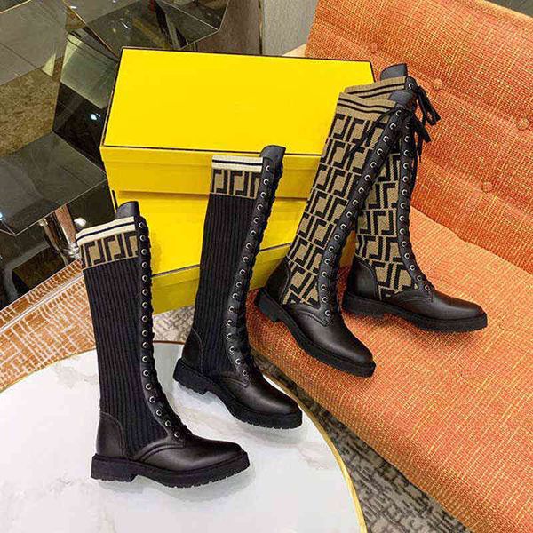 boots quality designer luxury f letter knitting women's knee fashion outdoor socks half boot ladies flat elastic lace shoes size, Black
boots quality designer luxury f letter knitting women's knee fashion outdoor socks half boot ladies flat elastic lace shoes size, Black