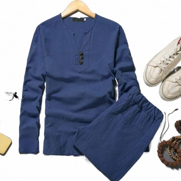 men's tracksuits 2022 spring long sleeve v neck cotton linen men sets tow piece fashion white color loose plus size -5xl clothing q7gb, Gray
men's tracksuits 2022 spring long sleeve v neck cotton linen men sets tow piece fashion white color loose plus size -5xl clothing q7gb, Gray