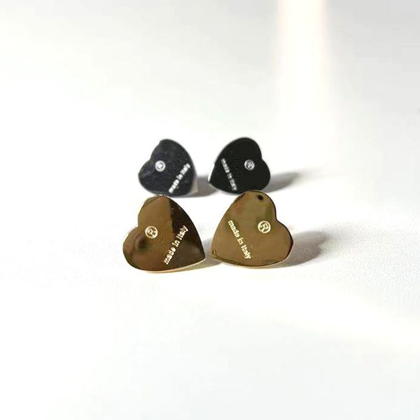 designer women jewelry heart stud gold silver earrings stainless steel 3 colors logo printed on fashion style, Golden;silver
designer women jewelry heart stud gold silver earrings stainless steel 3 colors logo printed on fashion style, Golden;silver