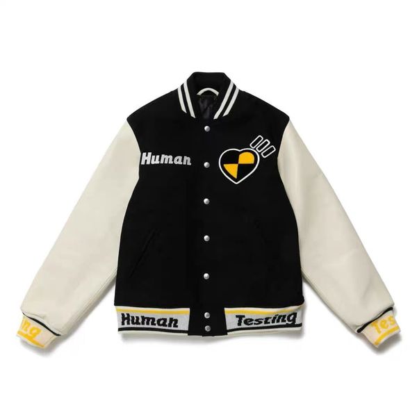 varsity style jacket baseball uniform bomber for women men fashion retro clothes streetwear oversized coat down human testing, Black;brown
varsity style jacket baseball uniform bomber for women men fashion retro clothes streetwear oversized coat down human testing, Black;brown