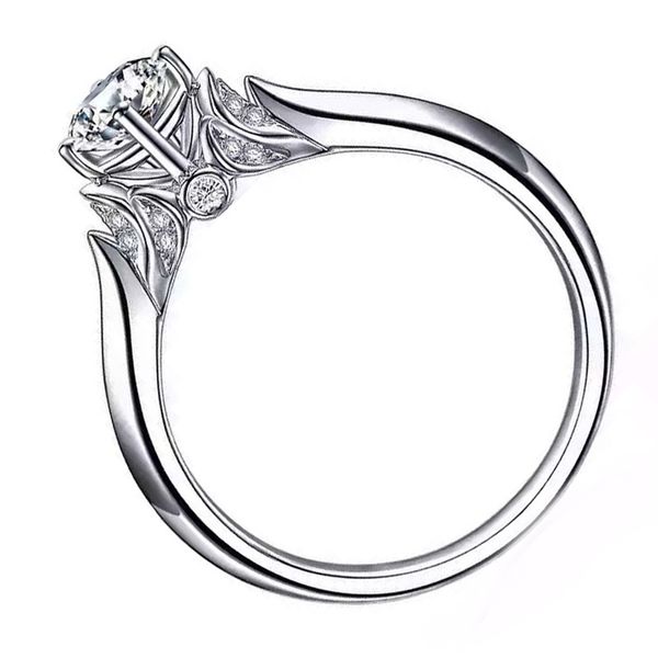925 sterling silver jewelry wedding with side stones rings for women 0.8 ct cz diamond engagement rings female aneis anillos
925 sterling silver jewelry wedding with side stones rings for women 0.8 ct cz diamond engagement rings female aneis anillos
