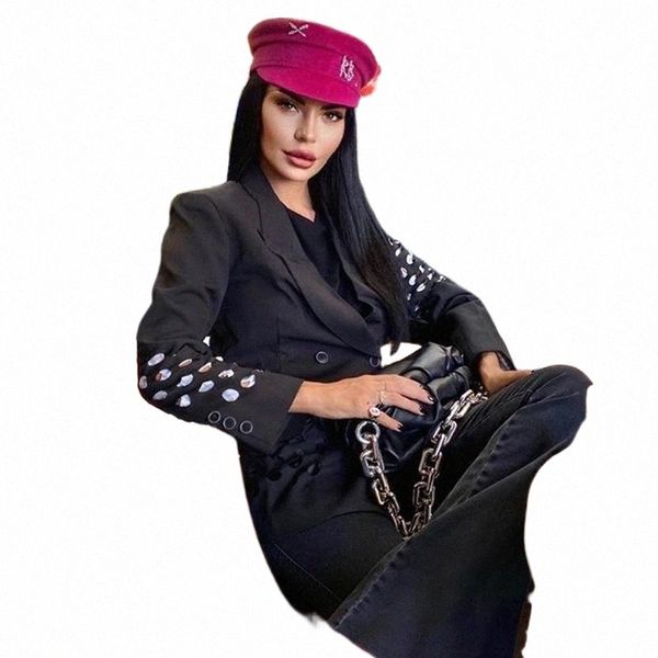 women's trench coats women white hollow out double breasted blazer lapel long sleeve slim jacket casual fashion female autumn 2021 clot, Tan;black
women's trench coats women white hollow out double breasted blazer lapel long sleeve slim jacket casual fashion female autumn 2021 clot, Tan;black