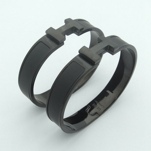 designer jewelry stainless steel black h bangle couple bracelets for women and men 12mm lover grind arenaceous style
designer jewelry stainless steel black h bangle couple bracelets for women and men 12mm lover grind arenaceous style