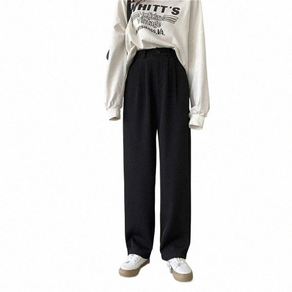 women's pants & capris cgc spring autumn retro women suit high waist wide leg trousers female straight office lady button zip 31ou#, Black;white
women's pants & capris cgc spring autumn retro women suit high waist wide leg trousers female straight office lady button zip 31ou#, Black;white