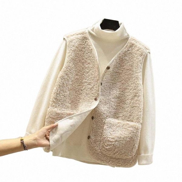 women's vests autumn vest lambswool coat waistcoat women winter white ladies warm thick sleeveless jacket for chic m9mo#, Black;white
women's vests autumn vest lambswool coat waistcoat women winter white ladies warm thick sleeveless jacket for chic m9mo#, Black;white