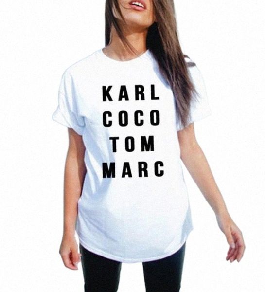 summer men & women black karl coco tom marc american t shirt woman tee fashion street hippie punk men & womens tshirts j4er#, White
summer men & women black karl coco tom marc american t shirt woman tee fashion street hippie punk men & womens tshirts j4er#, White