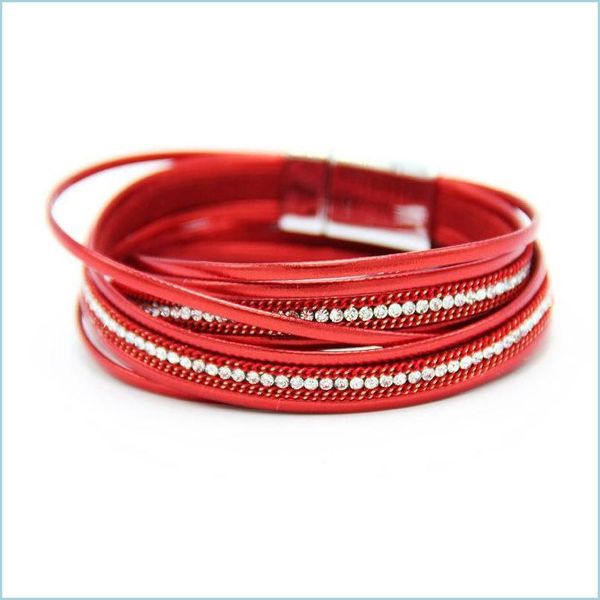 charm bracelets charm bracelets european and american alloy magnetic buckle leather jewelry feather diamond braided freshwater pearl dhapv, Golden;silver
charm bracelets charm bracelets european and american alloy magnetic buckle leather jewelry feather diamond braided freshwater pearl dhapv, Golden;silver