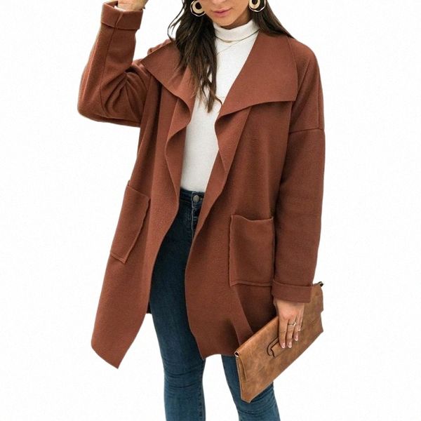 women's trench coats autumn winter loose fashion casual solid color stitching long-sleeved lapel tie pocket mid-length cardigan coat g9, Tan;black
women's trench coats autumn winter loose fashion casual solid color stitching long-sleeved lapel tie pocket mid-length cardigan coat g9, Tan;black