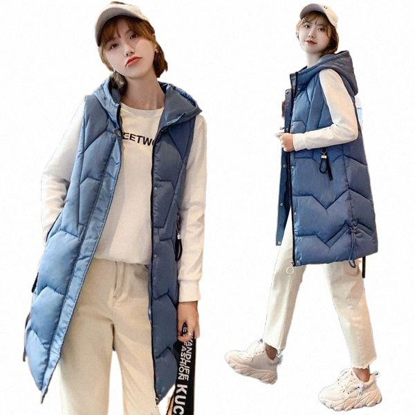 women's vests women winter vest waistcoat long sleeveless jacket hooded quilting down cotton warm female j7b1#, Black;white
women's vests women winter vest waistcoat long sleeveless jacket hooded quilting down cotton warm female j7b1#, Black;white
