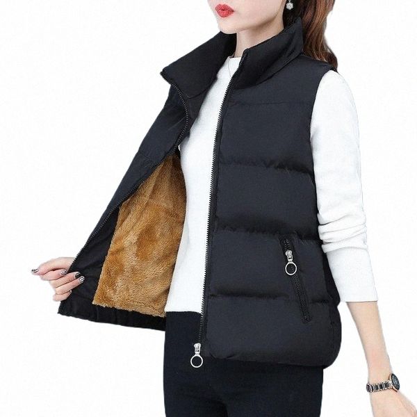 women's vests down cotton vest autumn and winter 2021 korean version of loose velvet warm sleeveless waistcoat l6fk#, Black;white
women's vests down cotton vest autumn and winter 2021 korean version of loose velvet warm sleeveless waistcoat l6fk#, Black;white