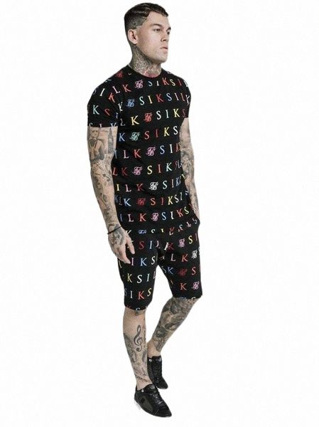 men's tracksuits 2022 european and american style summer trend siksilk letter short-sleeved shorts fitness sports leisure suit n2mm#, Gray
men's tracksuits 2022 european and american style summer trend siksilk letter short-sleeved shorts fitness sports leisure suit n2mm#, Gray