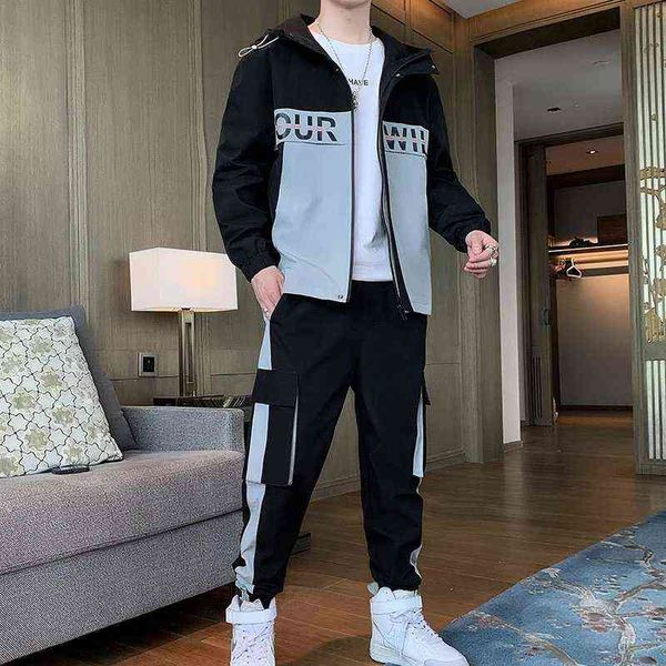 men's tracksuits men's fashion tracksuits 2022 new men hip hop sweat suit male patchwork clothes sweatshirts sweatpants track suit, Gray
men's tracksuits men's fashion tracksuits 2022 new men hip hop sweat suit male patchwork clothes sweatshirts sweatpants track suit, Gray