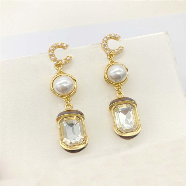 2022 charm drop earring with nature shell beads and crystal for women wedding jewelry gift have box stamp ps4299a321v, Golden
2022 charm drop earring with nature shell beads and crystal for women wedding jewelry gift have box stamp ps4299a321v, Golden