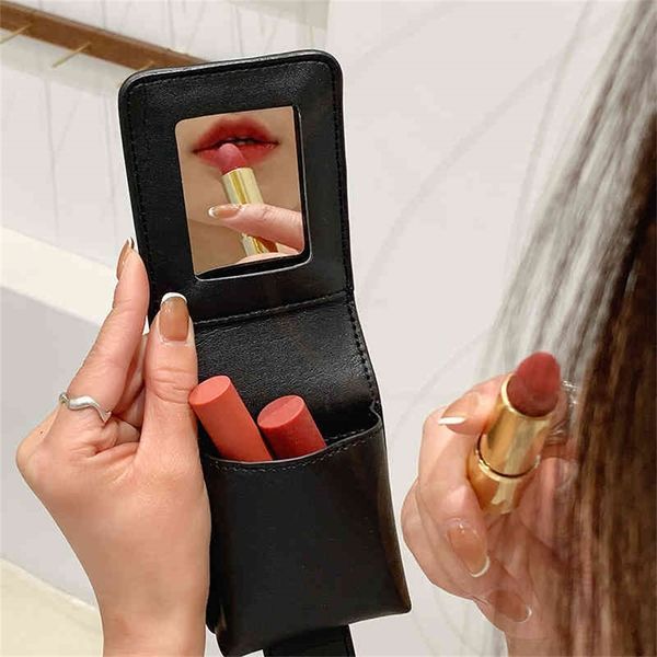 59% off wallets factory online designer mini hand lipstick with mirror simple modern women's makeup small medium, Red;black
59% off wallets factory online designer mini hand lipstick with mirror simple modern women's makeup small medium, Red;black
